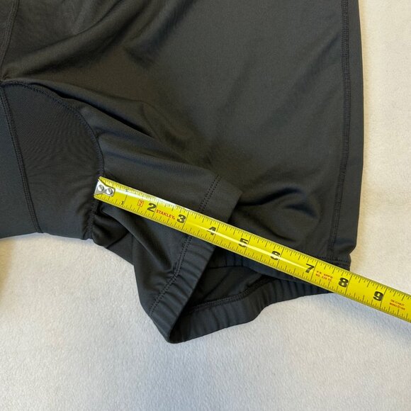 LL Bean Mens Cycling Padded Shorts Size XXL Black Nylon Mountain Biking - Picture 6 of 7